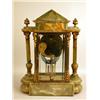 Image 5 : AN ORMOLU MOUNTED GREEN MARBLE MANTLE CLOCK