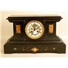 Image 1 : AN ONYX INLAID MANTLE CLOCK