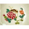Image 3 : A POLYCHROME FLORAL AND GRASSHOPPER DECORATED PORCELAIN LOBED BOWL
