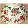 Image 6 : A POLYCHROME FLORAL AND GRASSHOPPER DECORATED PORCELAIN LOBED BOWL
