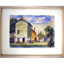 A WATERCOLOR ON PAPER