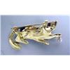 Image 2 : A 14K YELLOW GOLD CAT FORM BROOCH