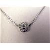 Image 3 : A 14K WHITE GOLD AND DIAMOND NECKLACE