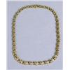 Image 1 : A TIFFANY & CO. 18K YELLOW GOLD AND DIAMOND "X" LINK NECKLACE