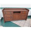 Image 1 : Stickley Contract Solid Wood Sideboard Cabinet 75", 17"W, 40"H (missing top right knob)