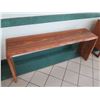 Image 2 : Live Edge Solid Wood Console Table, Rich-Grained Wood, 70"L, 16"W, 29"H