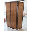 Image 8 : Tall 4-Panel Decorative Screen, Abstract Wave Texture, 84" x 84"