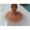 Image 4 : Small Wooden Dining Table w/ Pedestal Base 36" Dia, 29"H