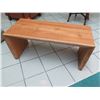 Image 1 : Solid Wood Console or Accent Table w/ Live Edge Detail 42"x 18" x 20"H