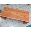 Image 2 : Solid Wood Console or Accent Table w/ Live Edge Detail 42"x 18" x 20"H