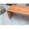 Image 3 : Solid Wood Console or Accent Table w/ Live Edge Detail 42"x 18" x 20"H