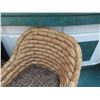 Image 8 : Qty 2 Ralph Lauren Joshua Tree Woven Barrel-Back Chairs w/ Cushions, 34" Back Height