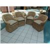 Image 1 : Qty 4 Ralph Lauren Joshua Tree Woven Barrel-Back Chairs w/ Cushions