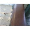 Image 8 : Crate & Barrel Faux Leather Bed Frame with Tufted Headboard, Approx. 90" x 79" (Cal. King)