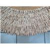 Image 2 : Large Round Mirror with Coconut Shell Fringe (55" Overall Diameter)