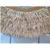 Image 2 : Large Round Mirror with Coconut Shell Fringe (55" Overall Diameter)
