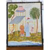 Image 1 : Large Framed Canvas Art, Reproduction, 40" x 49.5", Coated Aluminum Frame