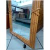 Image 8 : Large Rattan-Look Mirror 31.5"W, 48" Tall (not real wood)