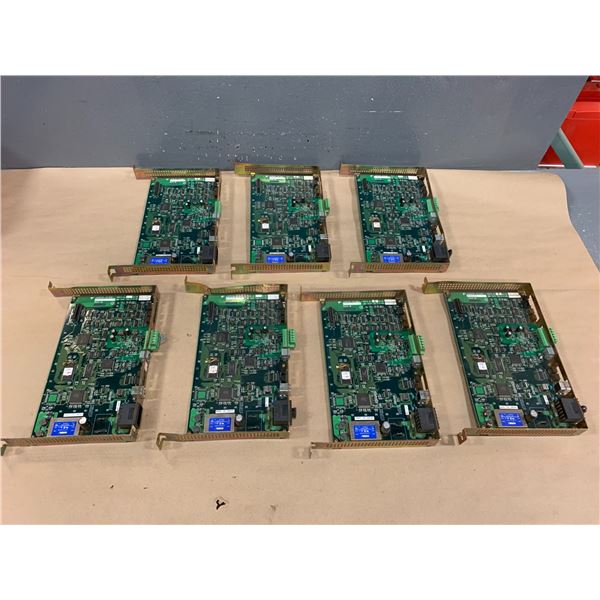 LOT OF (7) YASKAWA CIRCUIT BOARDS JARCR-XFB01 REV. A01