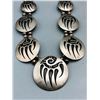 Image 1 : Sterling Silver Hopi Overlay Necklace