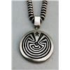 Image 1 : Double Sided Sterling Silver Overlay Hopi Necklace