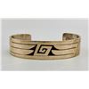Image 2 : Sterling Silver Hopi Overlay Bracelet