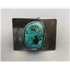 Image 2 : Turquoise and Sterling Silver Belt Buckle