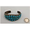 Image 8 : Vintage Turquoise Cluster Style Bracelet