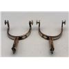 Image 8 : Double Mounted Gal Leg Spurs - Pat Castleberry