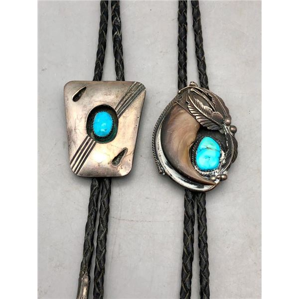 2 Vintage Bolo Ties