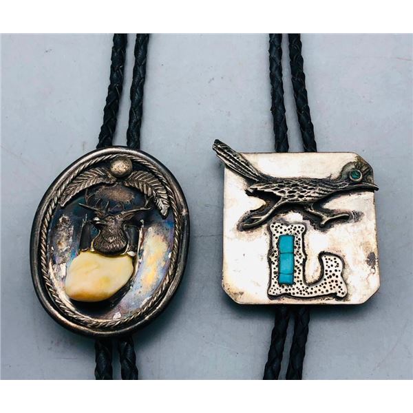 2 Vintage Bolo Ties