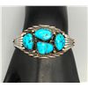 Image 8 : Vintage Four Stone Turquoise Bracelet