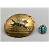 Image 1 : Vintage Ring and Rodeo Themed Buckle