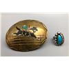 Image 2 : Vintage Ring and Rodeo Themed Buckle