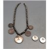 Image 8 : Onyx & Mother Of Pearl Necklace and Earring Set
