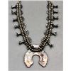 Image 8 : Turquoise Cluster Squash Blossom Necklace