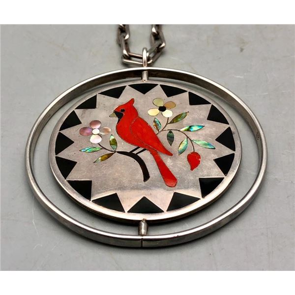 Inlay Spinner Necklace