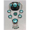 Image 3 : Zuni Sunface Inlay Three Piece Set