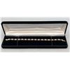 Image 10 : 14k Gold Diamond and Sapphire Bracelet