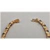 Image 4 : 14k Gold Diamond and Sapphire Bracelet