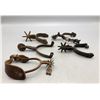 Image 2 : Group of Five Antique Single Spurs