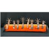 Image 8 : Eight Mexican Single Spurs with Display Bars