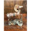 Image 2 : Hand Carved Ironwood Statue of a Ram