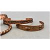 Image 2 : Group of 5 Copper Bracelets