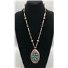 Image 8 : Vintage Turquoise and Sterling Silver Necklace