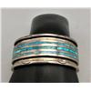 Image 8 : Turquoise and Sterling Silver Inlay Bracelet