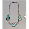 Image 3 : Vintage Sterling Silver Inlay Necklace