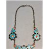 Image 4 : Vintage Sterling Silver Inlay Necklace