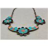 Image 5 : Vintage Sterling Silver Inlay Necklace