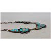 Image 6 : Vintage Sterling Silver Inlay Necklace